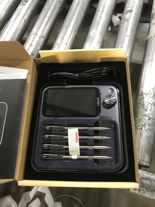 Photo 1 of InkGrill Wireless Meat Thermometer with APP Control?4 Probes Meat Thermometer Digital, Unlimited Range WiFi & Bluetooth Meat Thermometerfor for Rotisserie?Grill?Oven?Smoker?BBQ, Air Fryer