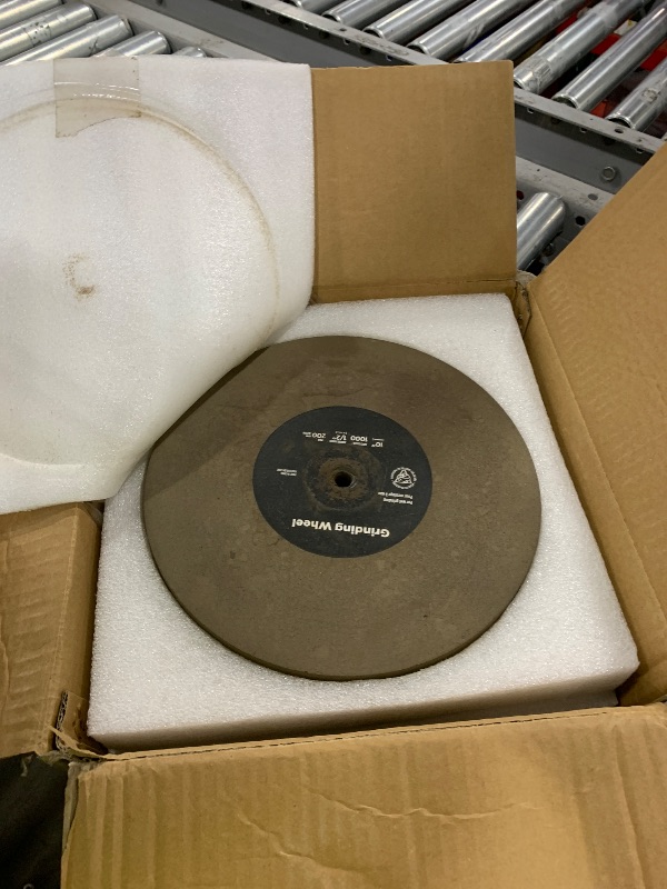 Photo 1 of Bucktool 10 inch Grinding Wheel, 1000 Grit Stone Grinding Wheel for Wet Sharpening System