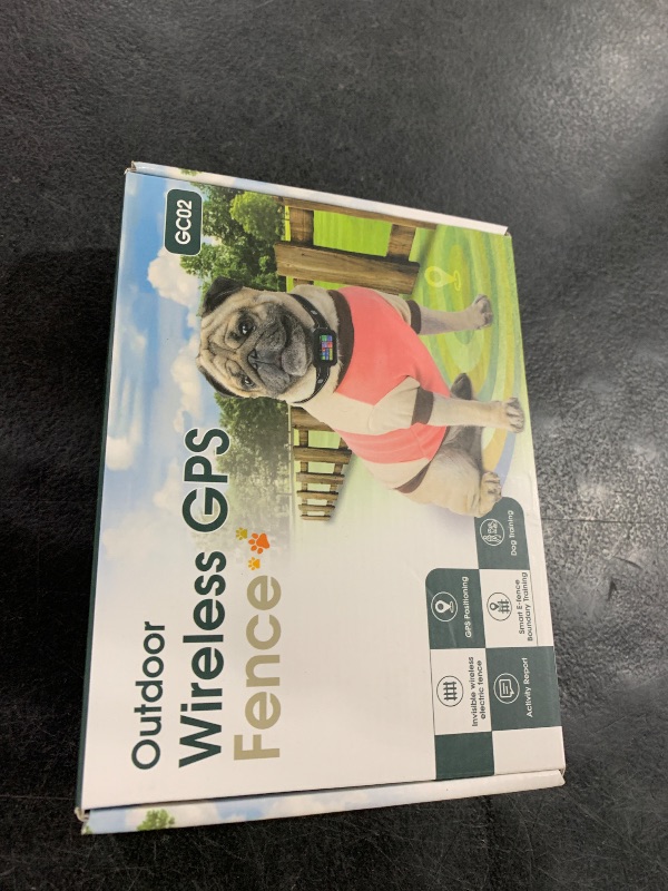 Photo 1 of Lilyeel GPS Wireless Dog Collar Fence System - No Monthly Fee App Control, Custom Polygon Boundary & Remote Training, Free Phone Tracker for Up to 5 Pets, Virtual Electric Fence for Dogs, Black