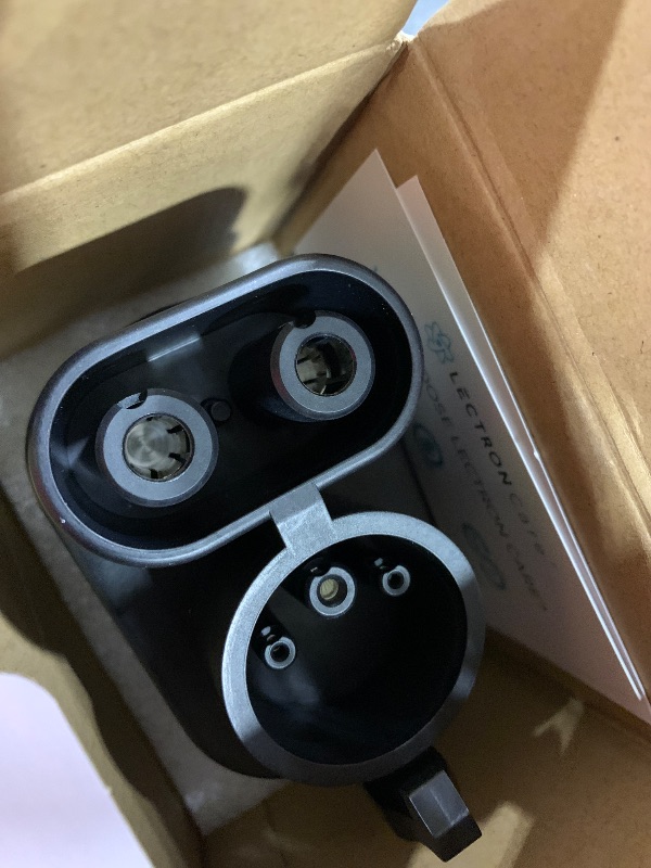 Photo 1 of Lectron NACS to CCS Electric Vehicle Adapter with Interlock - (500A/1,000V) - Compatible with Tesla Superchargers - CCS1 EV Fast Charging with Vortex Plus [Check Automaker for Compatibility] - UL 2252