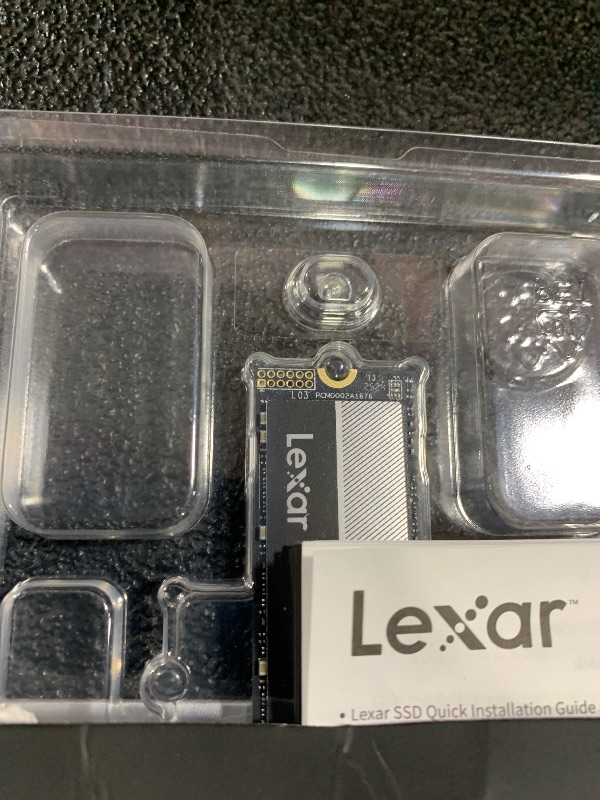 Photo 1 of Lexar 4TB NM790 SSD PCIe Gen4 NVMe M.2 2280 Internal Solid State Drive, Up to 7400/6500 MB/s Read/Write, Compatible with PS5, for Gamers and Creators, Black (LNM790X004T-RNNNU)