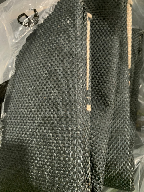 Photo 1 of Lahome Colette Checkered Easy Jute Rug 8x10, Washable Rugs for Living Room Dining Room Farmhouse Indoor Outdoor Mat, Neutral Checkerboard Non Slip Black Carpet for Office Backyard Patio