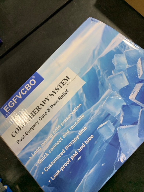 Photo 1 of Ice Machine for Shoulder After Surgery, Shoulder Rotator Cuff Cold Therapy Machine Compression Pad Cryotherapy Machine for Post-Surgery Care, Ice Therapy System for Knee, Elbow, Joint (6-Quart)