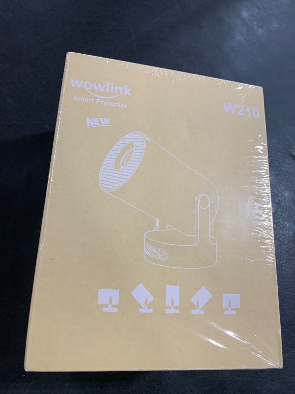 Photo 1 of [Built-in Apps & 2026 Upgraded] Mini Projector with WiFi 6 and Bluetooth 5.4 Support 4K 1080P Auto Keystone 180° Rotatable Projector Portable Compatibile with HDMI/TV Stick/Memory Stick/Laptop