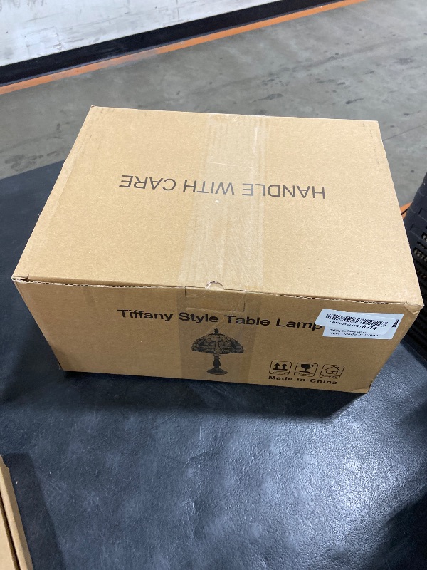 Photo 1 of LIBOZMKO Tiffany Lamp Dragonfly Stained Glass Table Lamp, 8 Inch Antique Desk Lamp with LED Bulb, Desk Reading Light for Bedroom Living Room Office Table Lamps for Bedside Nightstand Gift