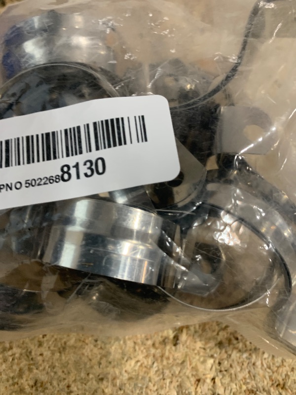 Photo 1 of 1-1/2 Inch Rigid Pipe Straps 30 Pcs, Stainless Steel U-Bracket Tube Clamps Conduit Strap with 2 Holes for Cable & Pipe Fixing (40mm OD)