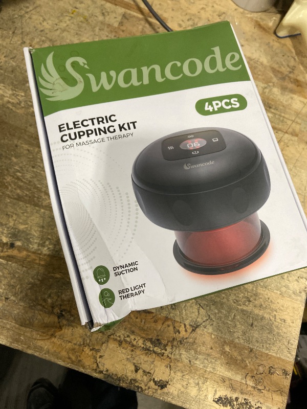 Photo 1 of [4 Pack] 5-in-1 Smart Dynamic Cupping Set, Electric Cupping Device with Red Light, Heated Cupping Massager with 12-Level Suction & Heat, Cupping Machine for Pain Relief, Muscle Soreness, Knots, Aches