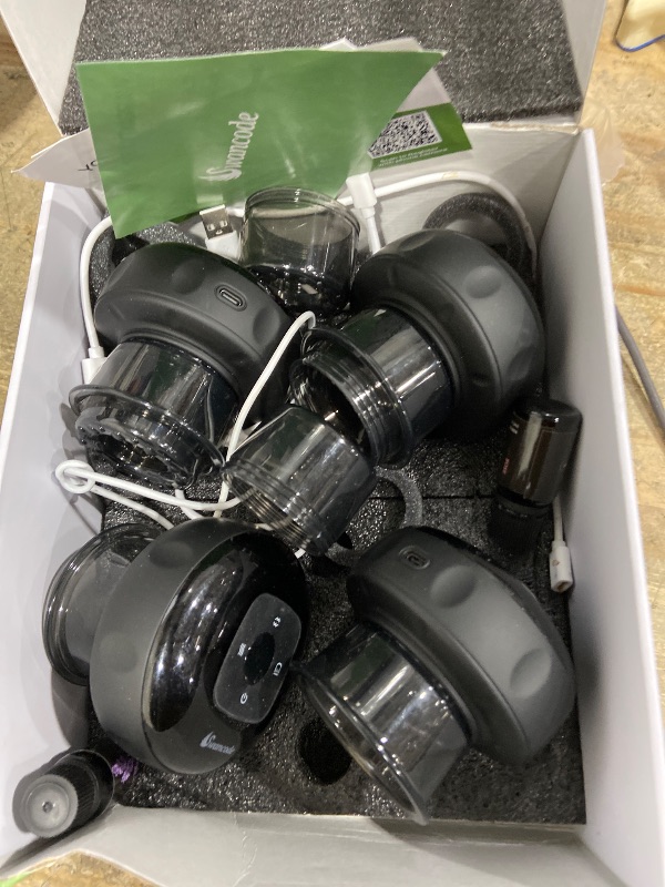 Photo 1 of [4 Pack] 5-in-1 Smart Dynamic Cupping Set, Electric Cupping Device with Red Light, Heated Cupping Massager with 12-Level Suction & Heat, Cupping Machine for Pain Relief, Muscle Soreness, Knots, Aches