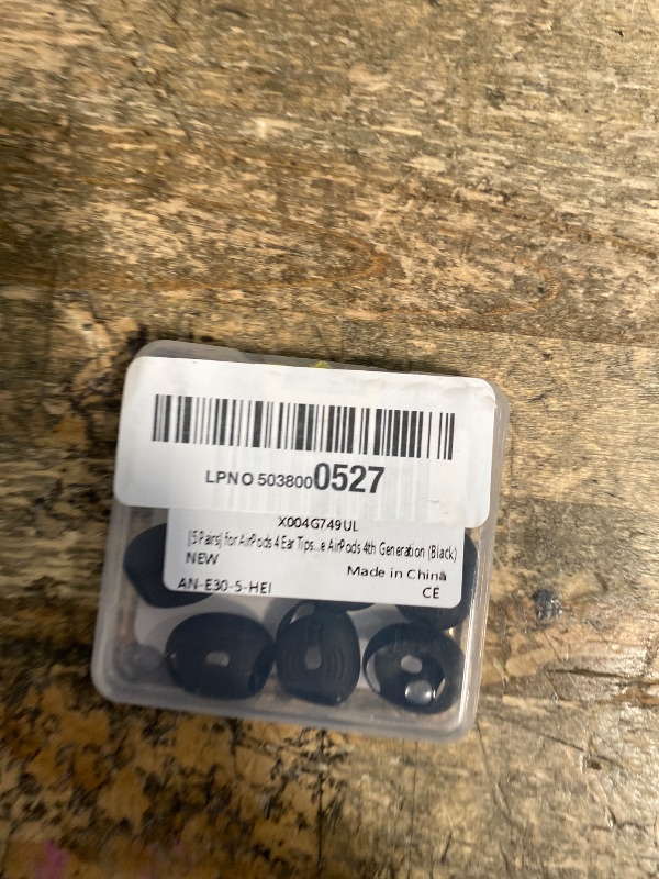 Photo 1 of [5 Pairs] for AirPods 4 Ear Tips Covers Sport Anti Slip Anti Scratche Skin Soft Silicone Eartip AirPods 4 Gen Earbuds Accessories Compatible with Apple AirPods 4th Generation (Black)