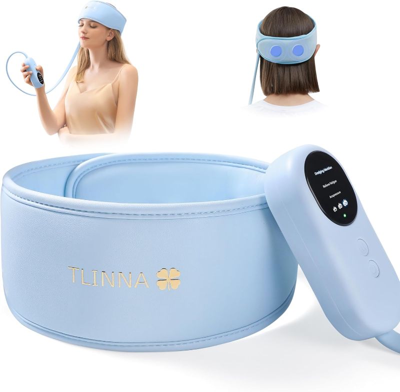 View 1 of 
Head Massager,Scalp Massager,Relief Headaches,Fatigue,Stress,Sleep aid,Hangover with Airbag Kneading,Constant Temperature 