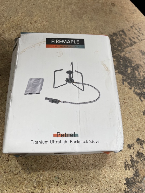 Photo 1 of ?Fire-Maple Petrel Titanium Ultralight Backpack Stove - World's Lightest Remote Stove (95.5g/3.4oz), 2.7kW/9213 BTU/h, Fast Boil, Ultra-Portable for Backpacking, Fast-Packing & Minimalist Camping