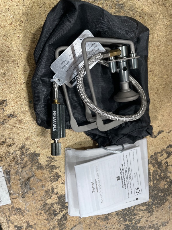 Photo 1 of ?Fire-Maple Petrel Titanium Ultralight Backpack Stove - World's Lightest Remote Stove (95.5g/3.4oz), 2.7kW/9213 BTU/h, Fast Boil, Ultra-Portable for Backpacking, Fast-Packing & Minimalist Camping