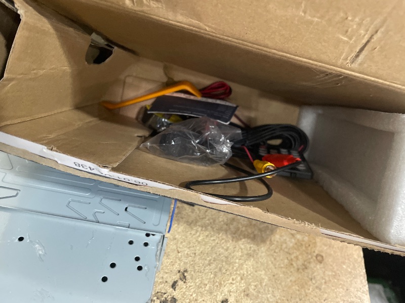 Photo 1 of ***MISSING PARTS***
2026 Single Din Car Stereo with Wireless Apple CarPlay & Android Auto, 7-inch HD Motorized Flip-Out Touchscreen Head Unit, Bluetooth 5.1, Type-A Fast Charge, Backup Camera, DSP, AM/FM Radio Receiver