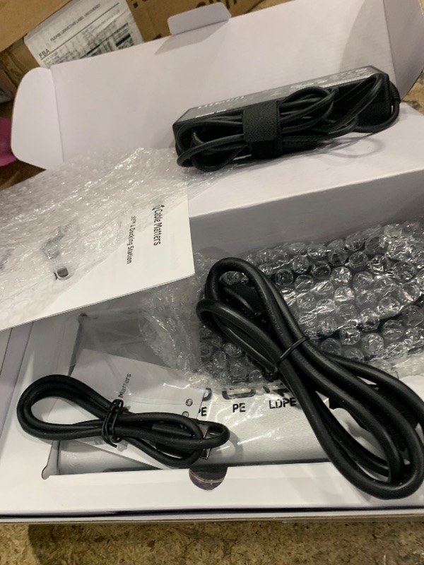 Photo 1 of [Intel Certified] Cable Matters 16-in-1 40Gbps Thunderbolt 4 Dock with Thunderbolt Share - Quad 4K Video(2X DP, 2X HDMI) for Windows, Dual 4K (DP or HDMI) for MacBook Pro M1/M2/M3/M4 Pro/Max, 100W PD