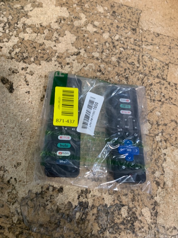 Photo 1 of (Pack of 2) Replacement for Roku-TV-Remote-Control, for TCL Roku/Onn Roku/Hisense Roku/Sharp Roku/Philips Roku Series Smart TVs (Not for Roku Stick, Box, Premiere and Players)