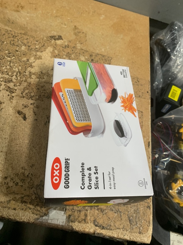 Photo 1 of ***MISSING PARTS***
OXO Good Grips Complete Grate & Slice Set - NEW