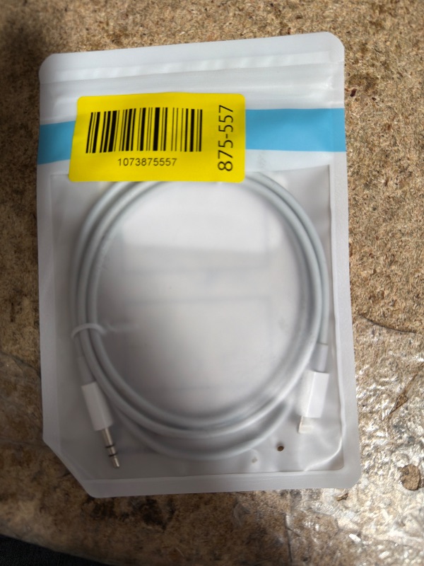 Photo 1 of (Apple MFi Certified) iPhone AUX Cord,Lightning to 1/8 Inch Audio Cable,3.3ft, Headphone Jack Adapter Male Aux Stereo Audio Cable Compatible for iPhone 14/13/12/11/XR/X/8/7 (White)