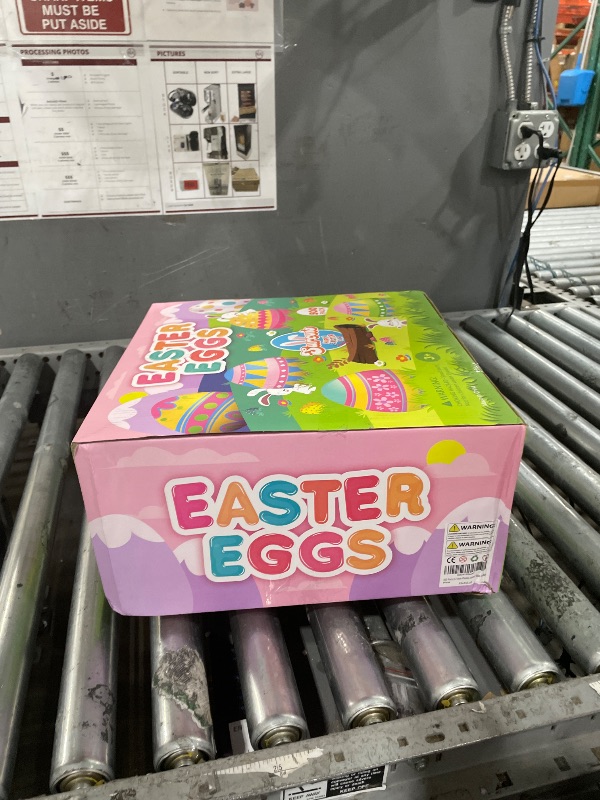 Photo 1 of [12 Surprise Golden Eggs] 500 Pack 2.3 Inch Plastic Easter Eggs, Empty Easter Eggs Fillable, Bright Colors Plastic Eggs Bulks for Easter Hunt, Easter Party Favor, Basket Stuffers Fillers