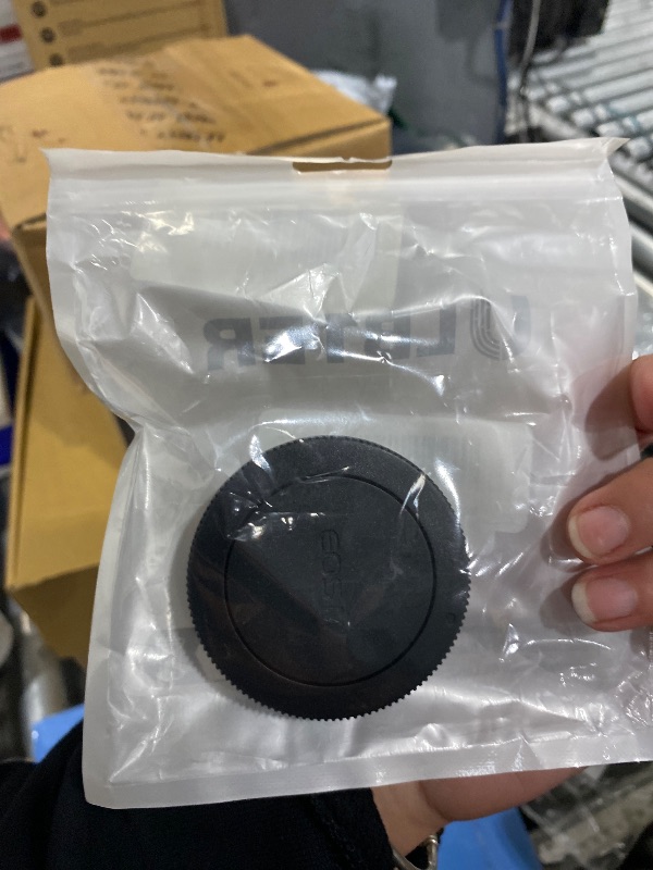 Photo 1 of [3 Pack] Body Cap & Rear Lens Cover for Canon EOS M50 Mark II M200 M100 M50 M6 Mark II M6 and More Canon EF-M Mount Camera and Lens