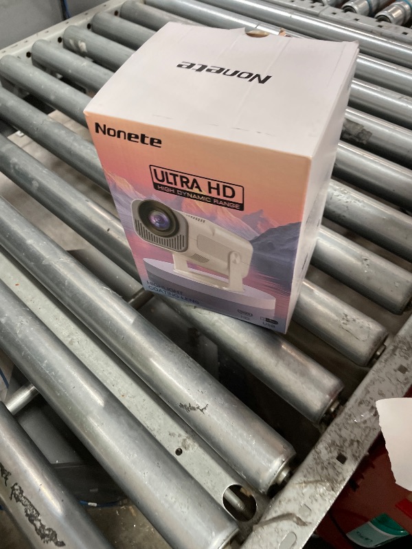 Photo 1 of [Projector 2026 Upgraded] Mini Projector Support 4K 1080P Auto Keystone 270°Rotatable with WiFi 6 and Bluetooth 5.2 Projector Portable Compatibile with HDMI/TV Stick/Memory Stick/Laptop,White