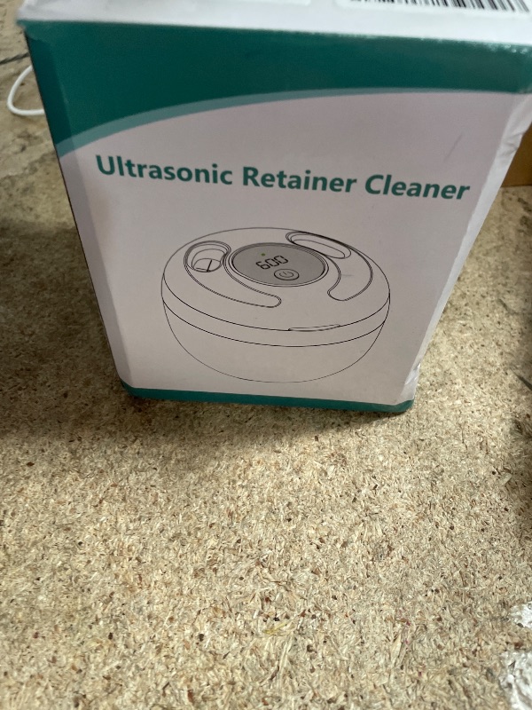 Photo 1 of ***MISSING PARTS***     missing charger cable

Upgraded Ultrasonic Retainer Cleaner Machine, 45kHz Ultrasonic Dentures Cleaner for Night Guards, Braces, Aligner, Toothbrush, Jewelry and More, 200ML Capacity, White