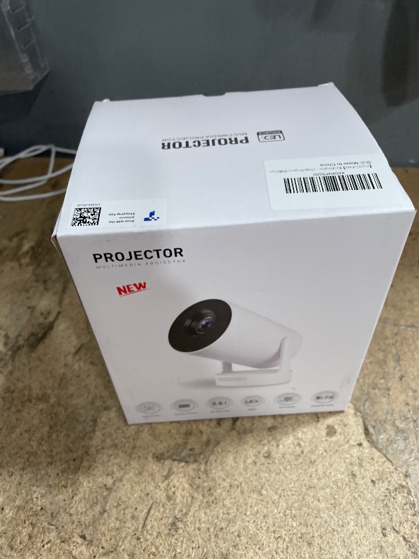 Photo 1 of [Electric Focus]Mini Portable Projector with 4K Support, Bluetooth 5.4 WIFI6, 5watt Sound Base Speaker, 260 ANSI, Android 11, 210° Rotation , Auto Keystone Correction Video Projector HY300 PLUS