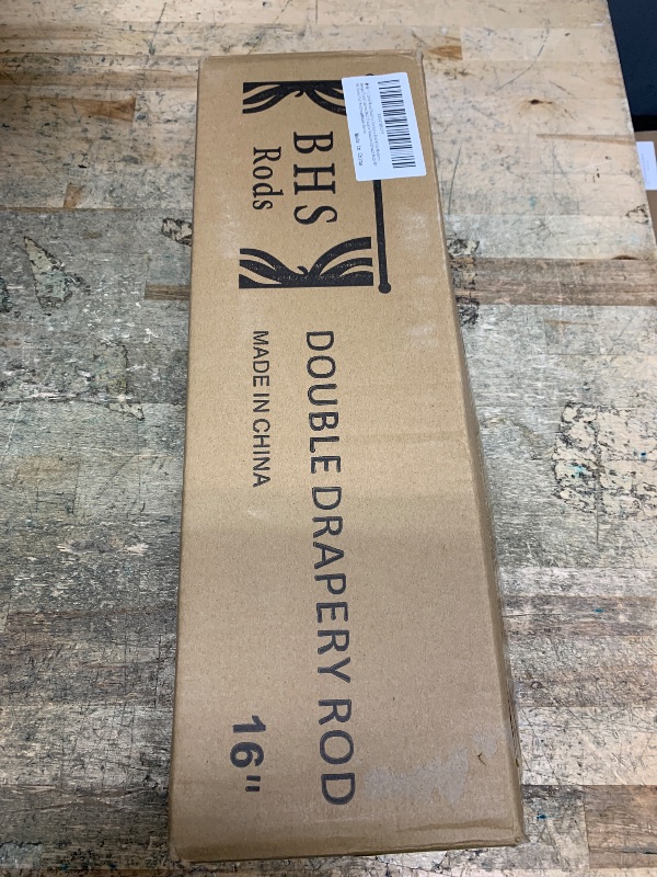 Photo 1 of 1 Inch Simulated Wood Double Curtain Rod with Modern Design Floral Carved Ball Finials-Tension Curtain Rods 48-84 Inchs for Bedroom&Home Decor