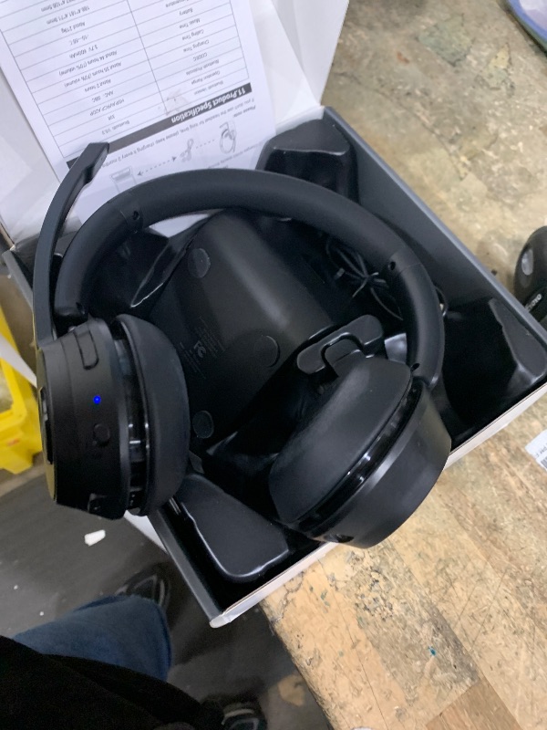 Photo 1 of (Upgraded Version) Wireless Headset, Bluetooth Headset with Noise Cancelling Microphone, Best Headphones with Mic Mute & USB Dongle for PC/Computer/Laptop/Cell Phones/Remote Work/Call Center