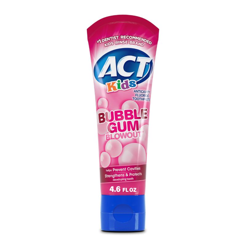 Photo 1 of ***2 ITEMS***BUNDLE***
ACT Kids Anticavity Fluoride Toothpaste 4.6 oz. Bubble Gum Blowout

5 Gallon 80pcs (Fit 4.5-5.3 Gal) Small Clear Trash Bags Strong Garbage Bags, 18-20 Liter Bathroom Trash Can Bin Liners, Unscented Plastic Bags for Office, Waste Bas