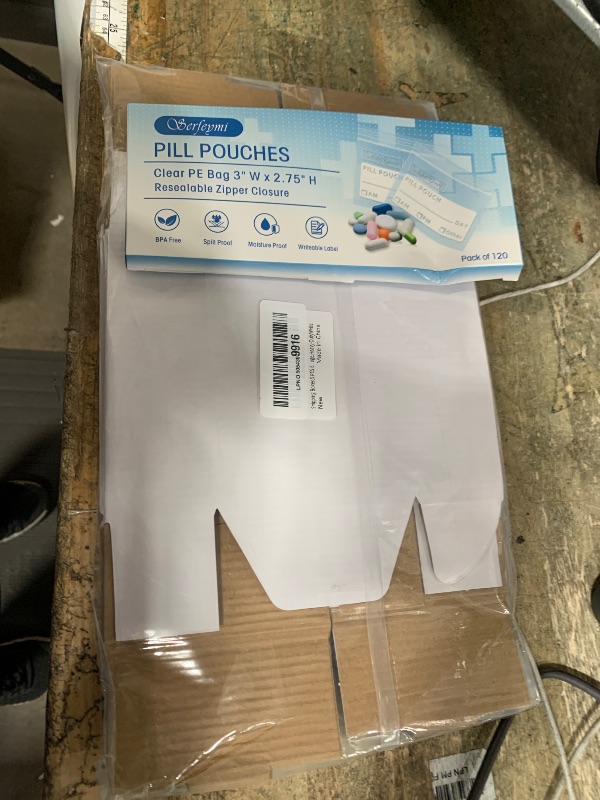 Photo 1 of ***BUNDLE ITEMS**
Shipping Boxes,5 PCS 6x4x2 Inch Tuck Top Mailer Boxes,White Small Corrugated Cardboard Boxes for Packing, Mailing, Moving,Gifts & Storage,Heavy-Duty?White ?

Serfeymi Pill Bags for Travel Pill Pouch Organizer Pack of 120 BPA Free 3 x 2.7