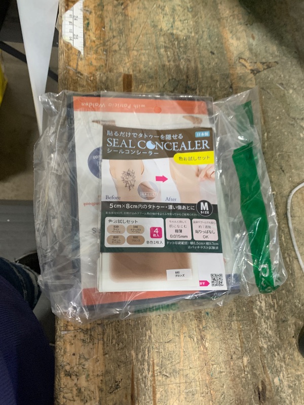 Photo 1 of ****BUNDLE ITEMS***2 ITEMS 
Yoga For Beginners With Bonus Flexibility / Exerc

[CLASSE] Tattoo Cover up patch, Concealer-Sticker, made in Japan, ultra-thin 0.015mm, Invisible, Matte, sweat and water-proof, cover up Tattoo, Scar, Blemish,(4 colors, Trial s