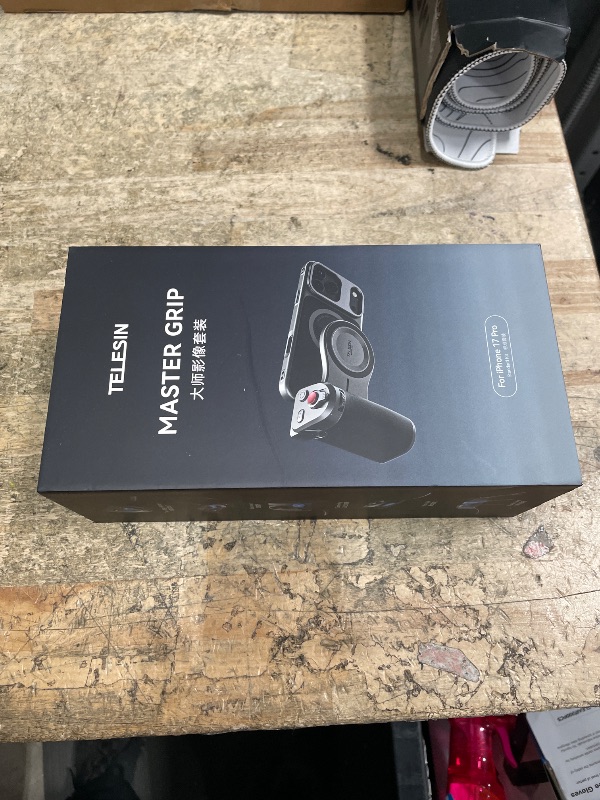 Photo 1 of ?for iPhone 17 Pro Only? TELESIN Master Grip Kit, Magnetic Phone Camera Grip Kit Built-in 3200mAh Battery - Wireless Charging - Graphene Case for iPhone Cooling - DSLR Style Grip Handle Holder