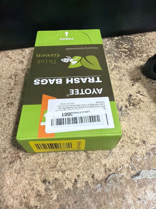 Photo 1 of 1.2 Gallon Small Trash Bags Garbage Bags, AYOTEE Mini Compostable Strong Bathroom Wastebasket Can Liners trash Bags for Home Office Kitchen fit 5L,5 Liter,1 Gal,Green