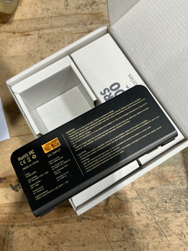 Photo 1 of ********Missing charge cords.***********
IMARS D300 Gens Ace Lipo Battery Charger G-Tech Series Smart Dual Lipo Balance Charger AC 300W DC 700W(350W*2) 16A Dual Channel Charger for 1s~6s Lipo Batteries, Life/NiCd/MH/LiHV, Plug&Play (Black)