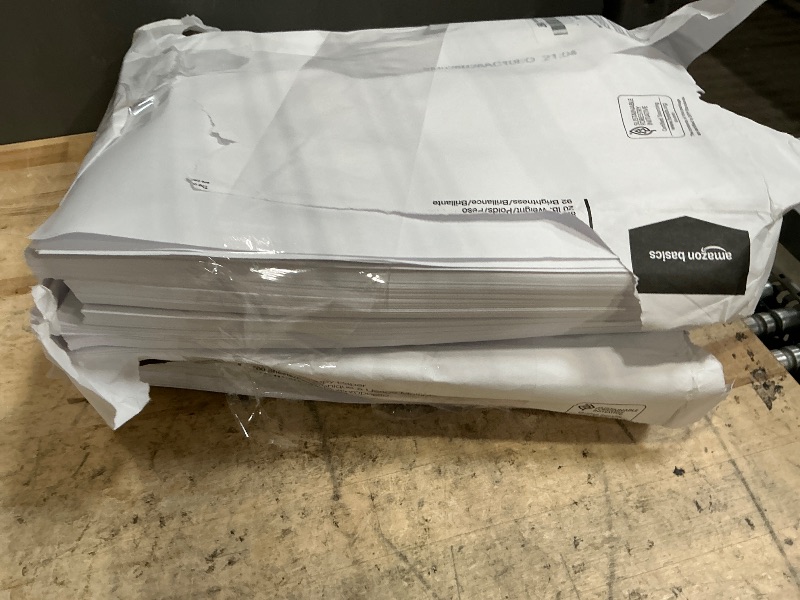 Photo 1 of  2 Amazon Basics Multipurpose Copy Printer Paper, 8.5 x 11 Inches, 20 lb, 92 Bright, White, 1 Ream (500 Sheets), Jam-Free