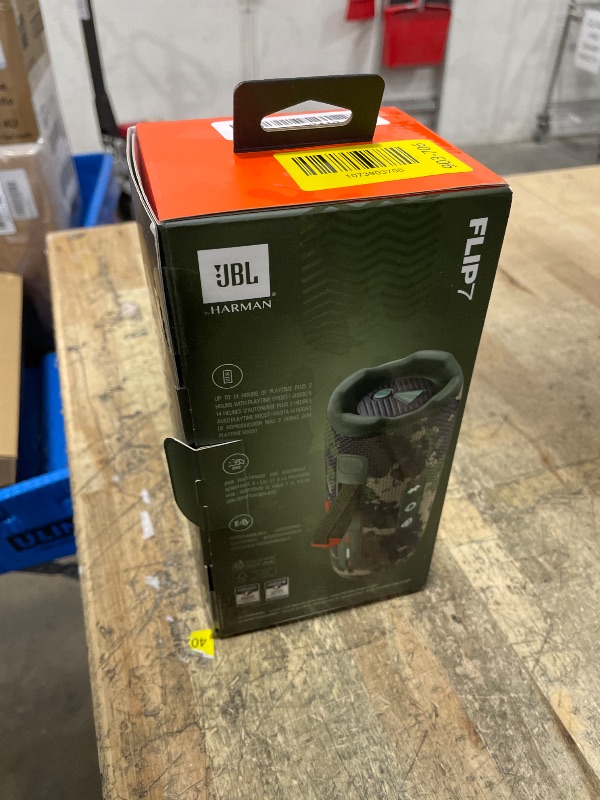 Photo 1 of **FACTORY SEALED** JBL Flip 5 (Camouflage) + Bundle with divvi! Protective Hardshell Case