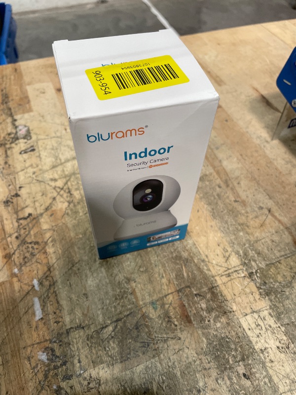 Photo 1 of **FACTORY SEALED** Security Camera 2K, blurams Baby Monitor Dog Camera 360-degree for Home Security w/Smart Motion Tracking, Phone App, IR Night Vision, Siren, Works with Alexa & Google Assistant & IFTTT, 2-Way Audio