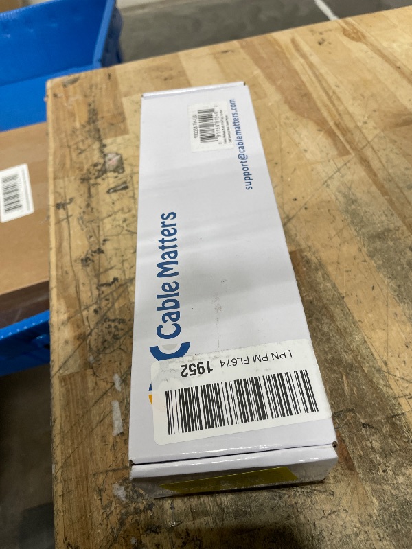 Photo 1 of **FACTORY SEALED** Cable Matters [UL Listed] Mini 12-Port Vertical Patch Panel with 89D Bracket, Compact 10 Inch Patch Panel with 10 Gigabit Ethernet