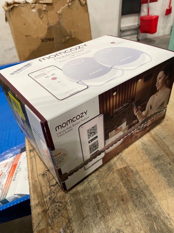 Photo 1 of **ITEMS FACTORY SEALED** Momcozy Wearable Breast Pump, Hands Free Upgraded Mobile Flow | M9, App Discreet Control with Personalized Multi-Modes & 15 Levels, Wearable Breast Pump 24mm, 2 Pack Cozy Red