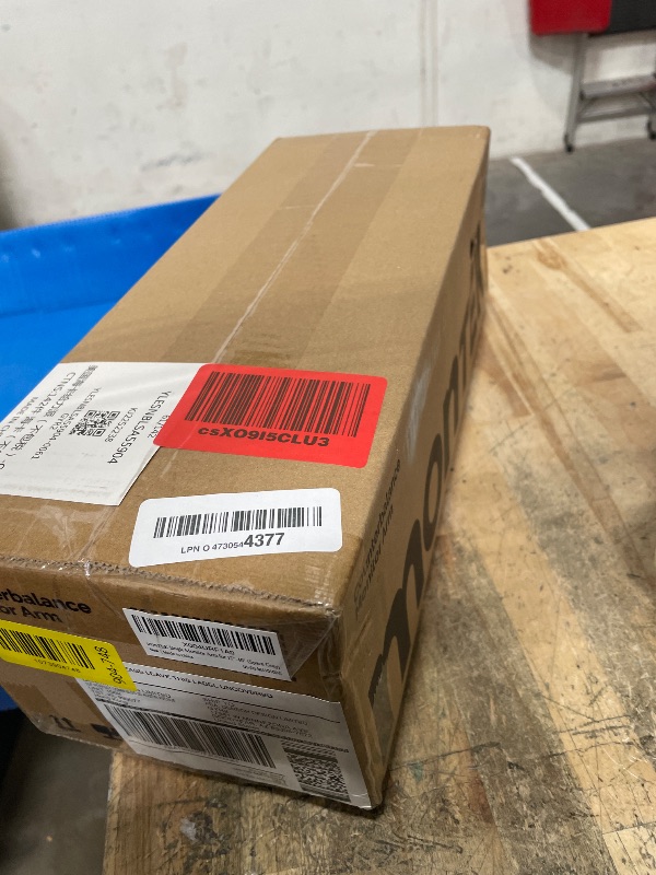Photo 1 of **FACTORY SEALED** monTEK Heavy Duty Single Monitor Arm for 17-40 Inch Screens, Full Motion Monitor Mount Up to 24.3lbs, Aluminum Monitor Stand with VESA 75/100mm, C-Clamp/Grommet Base for Curved Screens, Gray