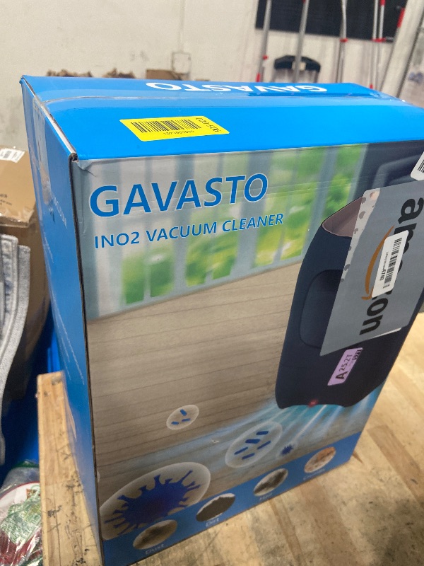 Photo 1 of **FACTORY SEALED** GAVASTO Pro Touchless Vacuum Automatic Dustpan - Ultra Fast & Powerful - Great for Sweeping Salon Pet Hair Food Dirt Kitchen, Canister Vacuum Cleaner Trash Can, Bagless, Auto Sensors, 1500 Watt-Black