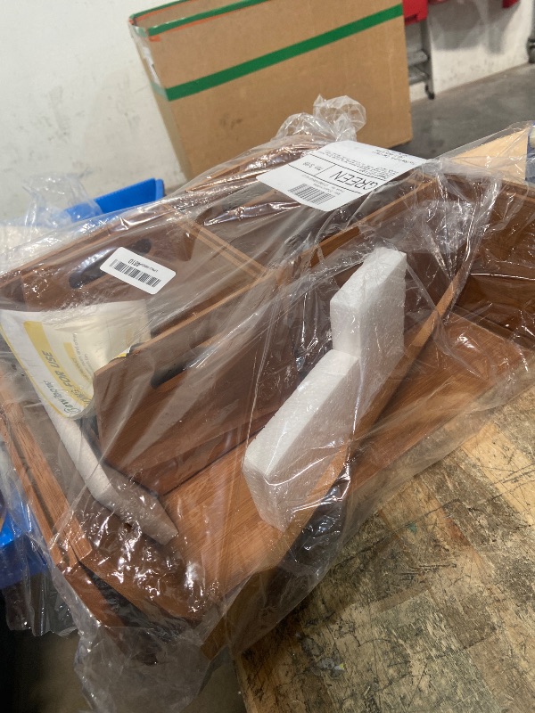 Photo 1 of [Upgraded] 2-tier Stackable Bamboo Pantry Storage Bins, Potato and Onion Storage Baskets with Handles, Removable Divider, Pantry Organizer Holder for Kitchen, Office, Cabinet, Fruit Storage (Walnut)