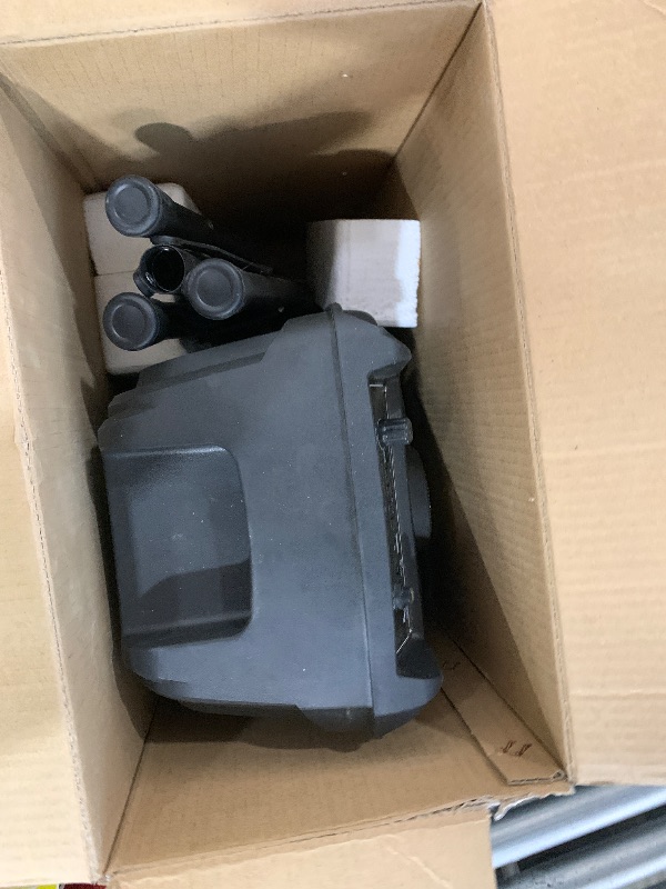 Photo 1 of (MAJOR USAGE, SOLD FOR PARTS) AUDIOBOX ABX-82S Portable 8" PA Speaker with Stand, WaveSync™ Technology, Bluetooth, LED Lights, 1100W - Includes Microphone & USB Cable