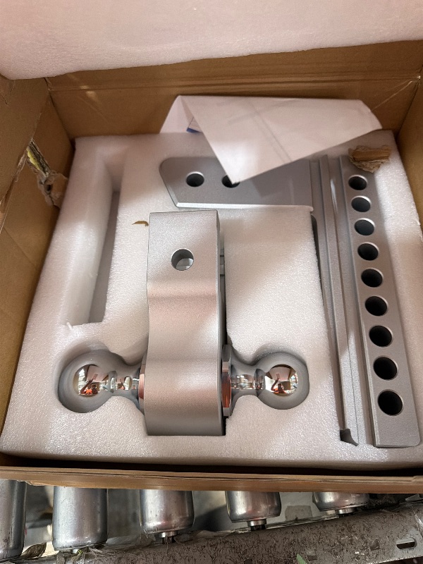 Photo 1 of ***MISSING PARTS***
Drop Hitch for 2.5 Inch Receiver, Vullteeon 8 Inch Adjustable Trailer Hitch Ball Mount, 18,500 LBS GTW, (2" & 2-5/16") Chrome Plated Steels Balls, Aluminum Tow Hitches with Two Anti-Theft Pins Locks