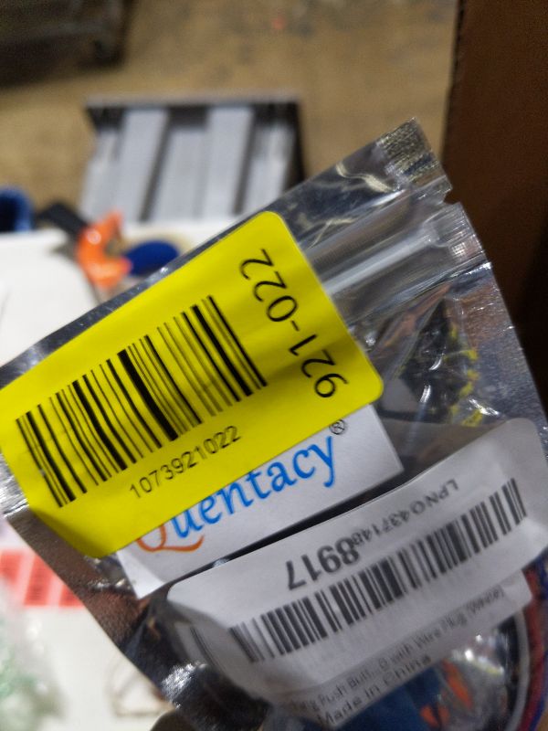 Photo 1 of 19mm Latching Push Button Switches SPDT ON/Off Waterproof Black Metal 12V Ring LED with Wire Plug (White)