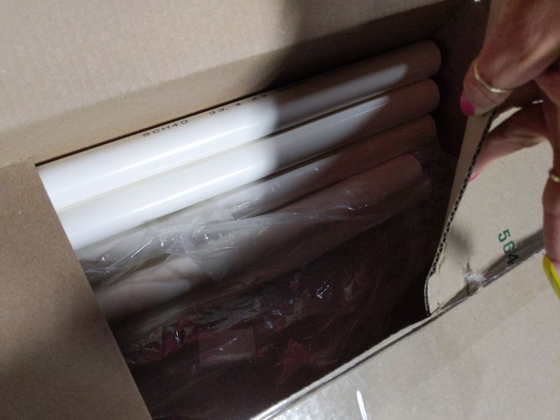 Photo 1 of 10 PCS 1 Inch PVC Pipe, 17 Inch Long Schedule 40 PVC Pipes for DIY Projects, Furniture Grade PVC Pipe for Greenhouse Garden Farm Workshop Shelves Furniture Frame, White