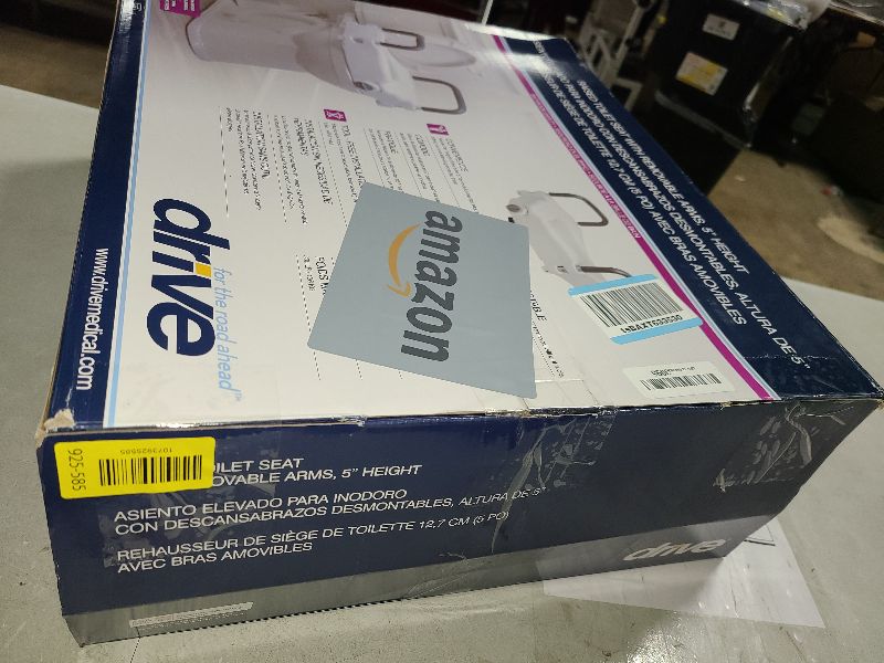 Photo 1 of 2-in-1 Locking Raised Toilet Seat with Tool-free Removable Arms