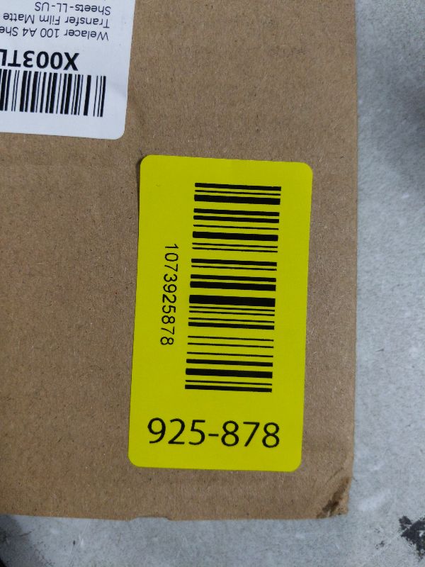 Photo 1 of 100 Sheets DTF Transfer Film Paper A4 Double Sided Thick Clear Pretreat Sheets, PET Heat Transfer Paper for Inkjet Printer DTG Printer Direct Print On T Shirts Textile