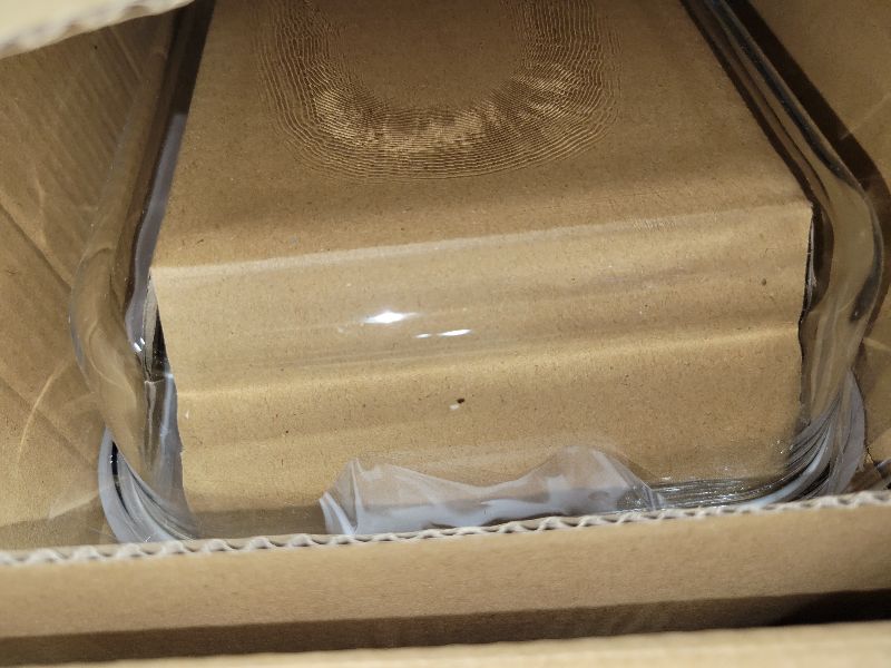 Photo 1 of [80 oz & 36 oz]Extra Large Glass Food Storage/Baking Containers Set with Lids, 2 Pack 80 oz(10 cup)&2 Pack 36 oz (4.5 cup)Airtight Glass Container,Microwave,Oven,Freezer and Dishwasher, White