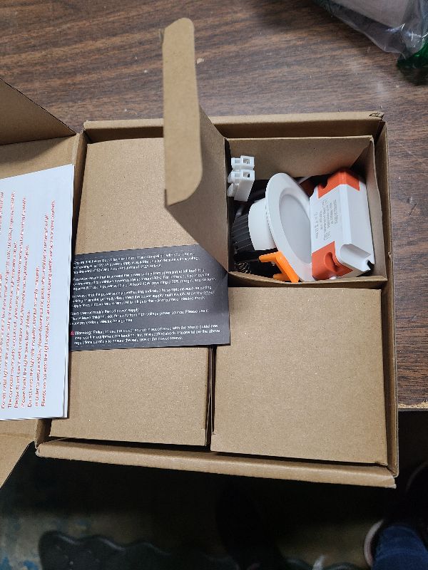 Photo 1 of 2 Inch LED Downlight, Recessed Lighting Dimmable Ceiling Light, 3W, 4000K Natural White, CRI80 with LED Driver(35W Halogen Equivalent), 4 Pack